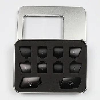 12 Adet Kapı Koltuk Bellek Kilidi Anahtarı Çıkartmalar Mercedes Benz a B C E Sınıfı CLA ve 12x Pencere Anahtarı Düğmesi Trim Sticker