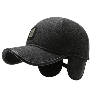 2021 Yeni Kış erkek Sıcak Beyzbol Kapaklar Artı Kadife Kalın Earmuffs Şapka Ayarlanabilir Boyutu Rahat Spor Kap Kayak Şapkaları Snapback Kap