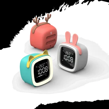 2022 Çalar saat öğrencinin Yaratıcılık Basit ve Güzel dijital Saat çalar saat Çok Fonksiyonlu Başucu Elektronik Saat