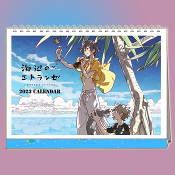 2023 Yeni Yıl Takvimi Anime Umibe Hiçbir Etranger Chibana Mio Hashimoto Shun 13 Sayfa Masaüstü