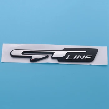 5X Serin 3D Araba Stil Sticker Gt Hattı Harfler Etiket Kia Arka Bagaj Çamurluk Araba Kapı Çıkartmalar Gt Hattı