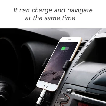 Basit Araba Hava Firar Mini Telefon Tutucu 360 Rotasyon Evrensel Otomatik Navigasyon Braketi Xiaomi Samsung iPhone için