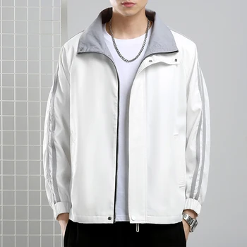 Ceketler Kore Moda Ceket Y2k Erkek 2022 Sonbahar Kış Giyim günlük kıyafetler Beyzbol Streetwear Boy Artı Boyutu Uzun Kollu