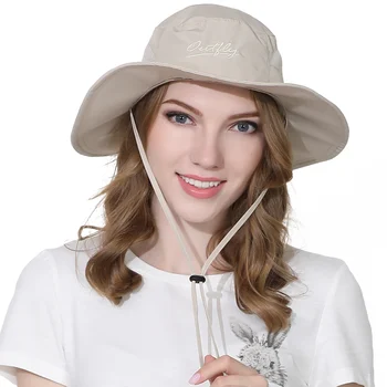 Connectyle kadın Örgü Boonie Hafif Yaz güneş şapkası Geniş Ağız UV Koruma Plaj balıkçı şapkası