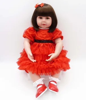 Dollhouse Reborn Bebek Gerçekçi Bebe Reborn El Yapımı Bebek Oyuncak Kız Silikon Bebekler Özel Hediye Bebek Reborn Bebekler brinquedos bjd