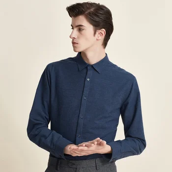 Ekose Gömlek erkek Jakarlı Uzun Kollu Rahat Çok Yönlü İş Yakışıklı Sonbahar Yeni Moda Gömlek erkek Moda