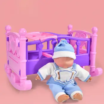 Faydalı Oyun Evi Yatak Mini Iyi Işçilik Çocuk Bebek Evi Pretend Oyuncaklar Yatak Gerçekçi Çocuk Yatak Oyuncak ıçin Mikro Peyzaj