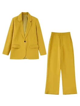 Klacwaya Moda Kadın Blazer 2022 Ceket Kadın Casual Blazers kadın Giyim Ofis Giyim Blazer Kıyafet