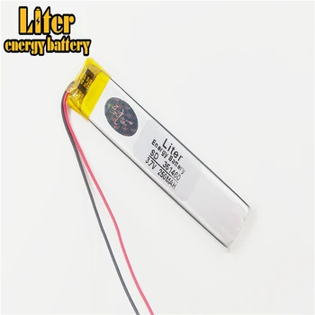 Li-po polimer şarj edilebilir pil 3.7 V lityum Shinco Shinco X6 351460 250 MAH MP3 kaydedici kamera kalem