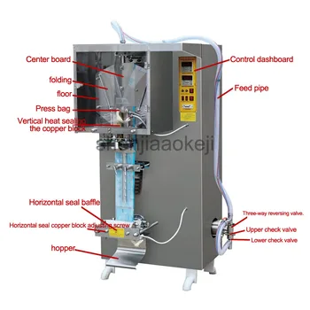 Otomatik Sıvı Paketleme Makinesi (Sıvı Paketleyici sıvı dolum ve mühürleme makinesi sıvı paketleme makinesi) 110v / 220v