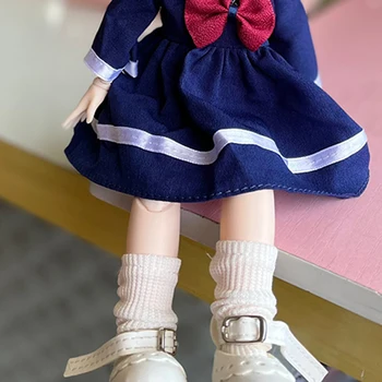 SİSON BENNE 1/6 BJD Bebek 30cm Top Eklemli Kız Elbise Ayakkabı Kıyafetler Kahverengi Peruk Değiştirme DIY Oyuncaklar