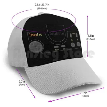 Turbo Pad beyzbol şapkası Ayarlanabilir Snapback Şapka Hip Hop Turbografx16 Turbo Grafx 16 Turbografx Video Oyunları Oyun Oyun Konsolu