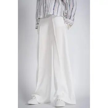 [wamami] Geniş Bacak 1/3 1/4 SD17 Erkek BJD Bebek Kıyafetler Gri/Beyaz Pantolon Pantolon
