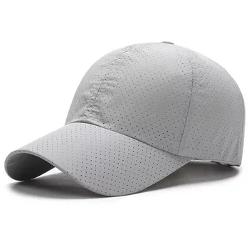 Yaz Kadın Erkek beyzbol şapkası Şapka Düz Renk Nefes beyzbol şapkası Unisex Kap Açık güneş şapkası Ayarlanabilir Spor Kapaklar