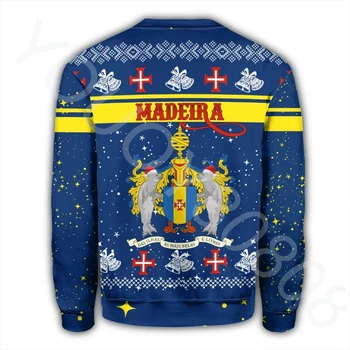 Yeni Afrika Kazak Madeira Kazak Noel Eğlence Spor Sokak fermuarlı kapüşonlu kıyafet Yeni Ceket Kazak