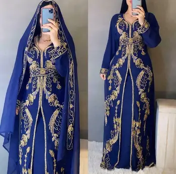 Yeni Kadın Elbise Fantezi Elbise Dubai Resmi Boncuklu Fas Elbisesi gece elbisesi 54 İnç