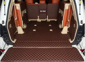 Yüksek kalite! Tam set araba gövde paspaslar Lexus LX 570 2021-2007 için 7 koltuk dayanıklı çizme halı kargo astarı kapağı LX570 2018