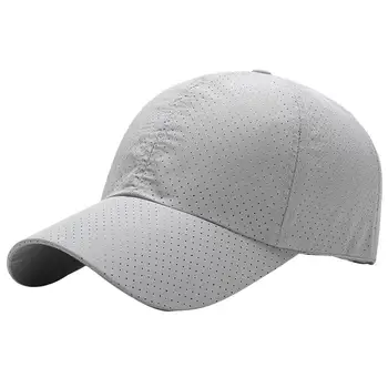 Yüksek kaliteli beyzbol şapkası Yaz Düz Renk Snapback Unisex Hızlı Kuru Örgü beyzbol şapkası Açık güneş şapkası Moda Ayarlanabilir Kapaklar
